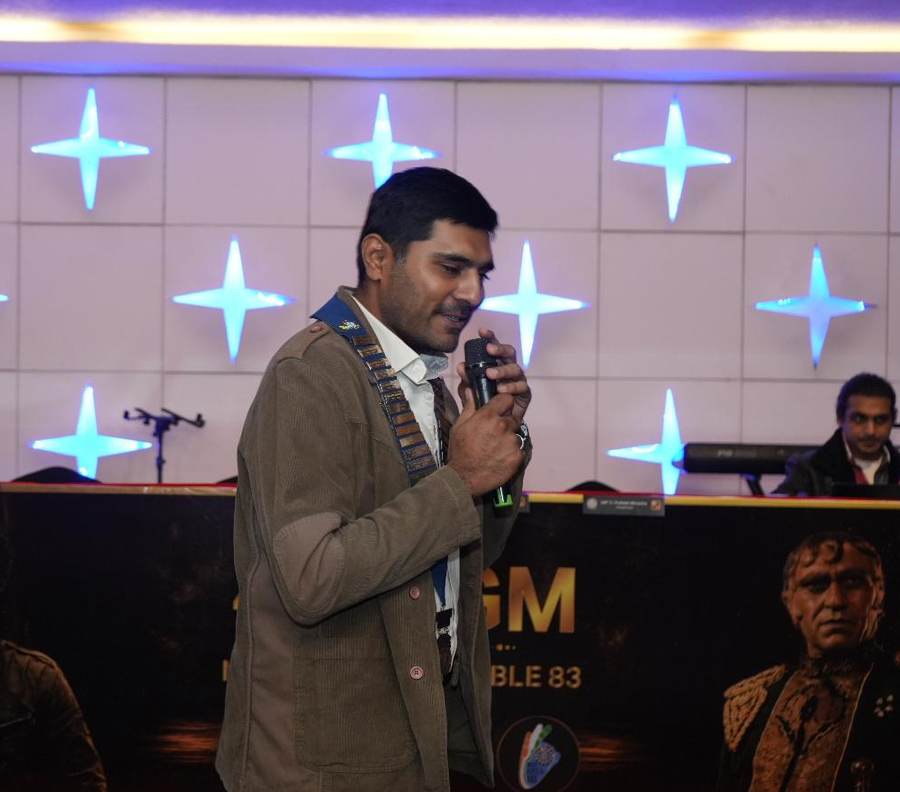 Chairman LMF Tr. Punan Choudhary addressing the 40th Annual General Meeting