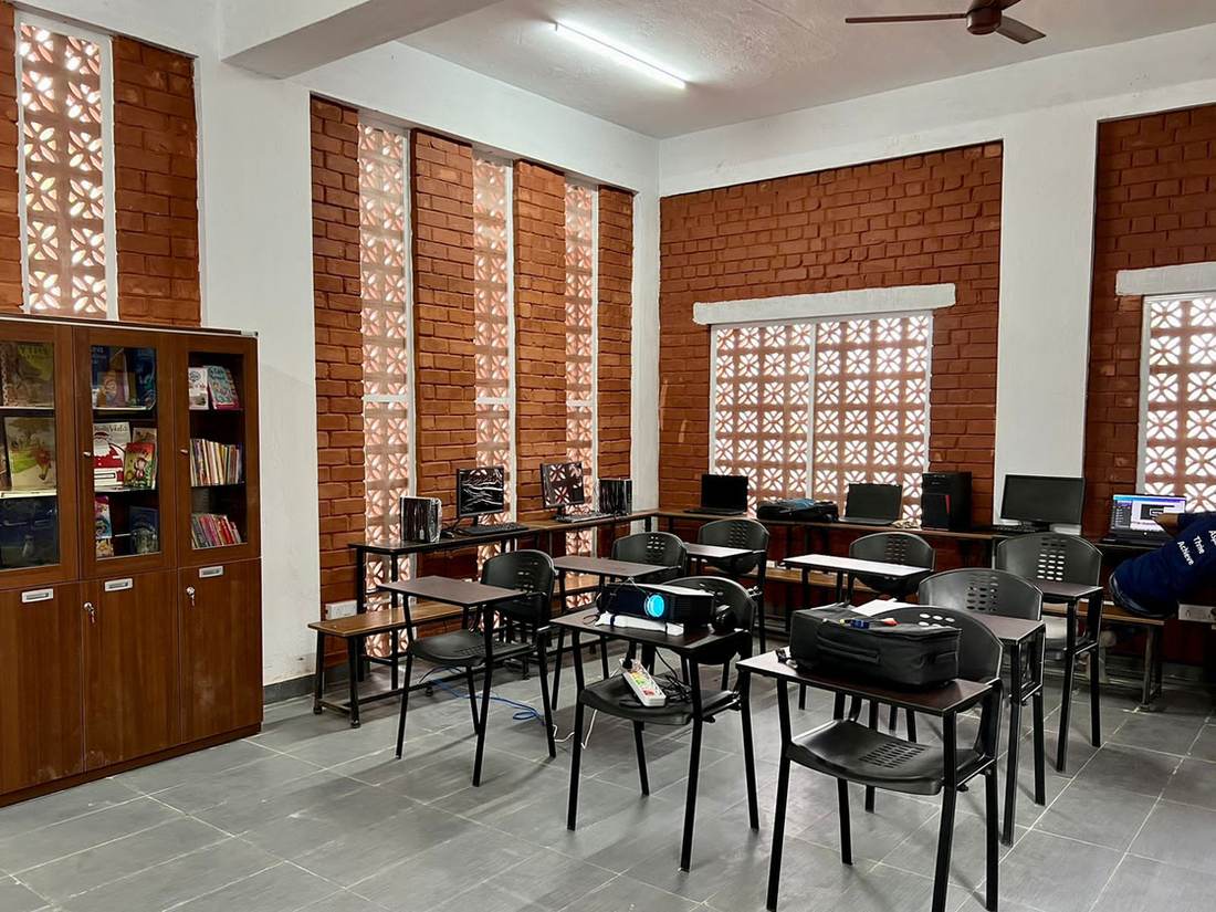 Interior of a completed Round Table India classroom