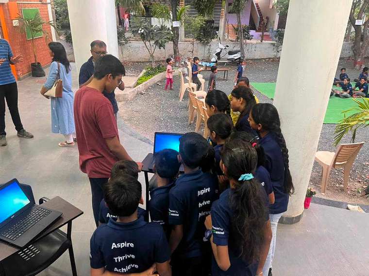 Refurbished laptops donated to the FTE school